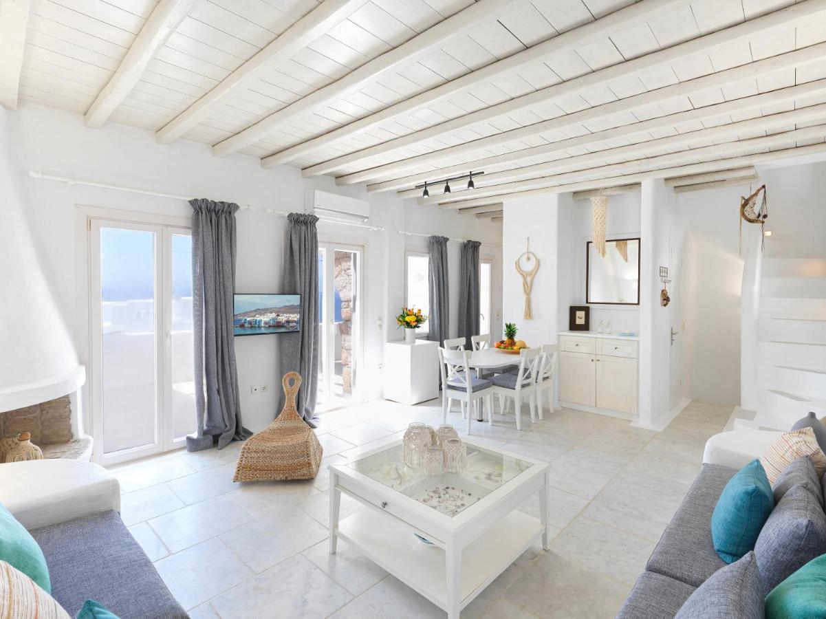 Sunset Villas In Mykonos By White Hills Mykonos Town Eksteriør bilde