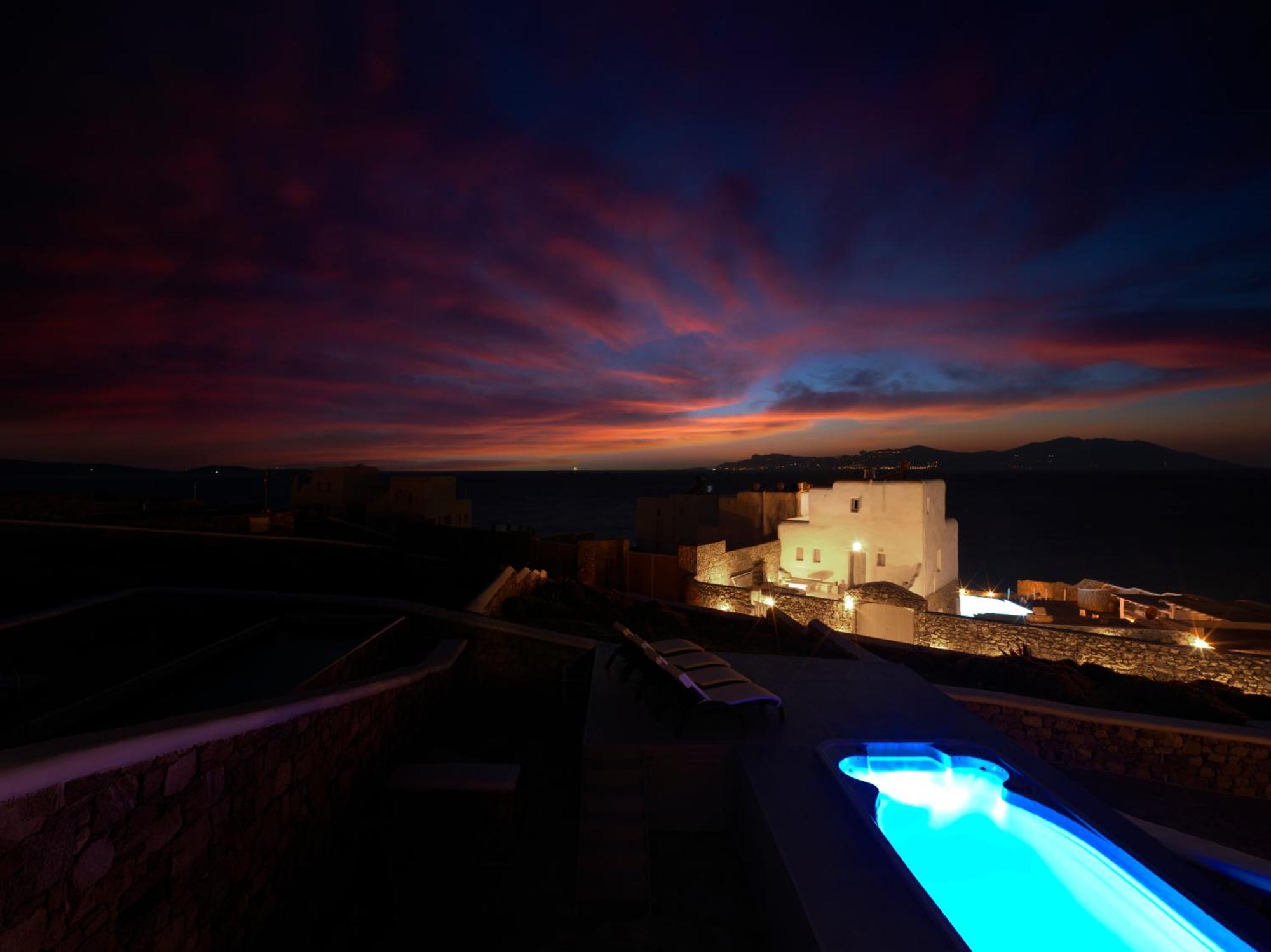 Sunset Villas In Mykonos By White Hills Mykonos Town Eksteriør bilde